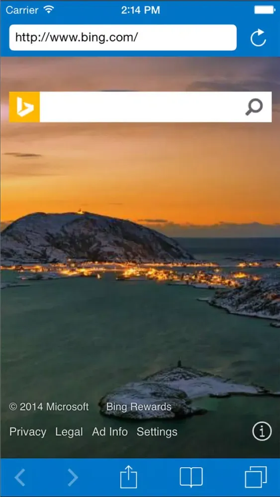 Скриншоты Intune Managed Browser