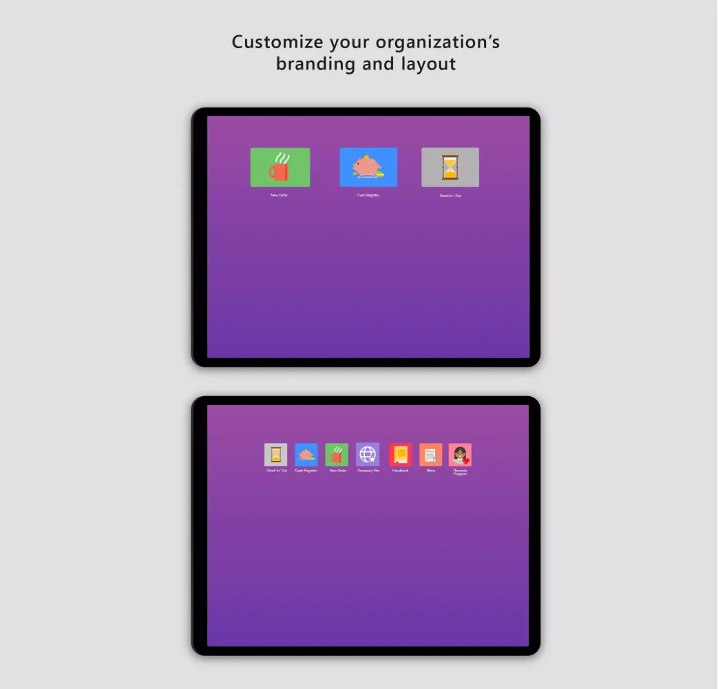 Capturas de pantalla de Managed Home Screen