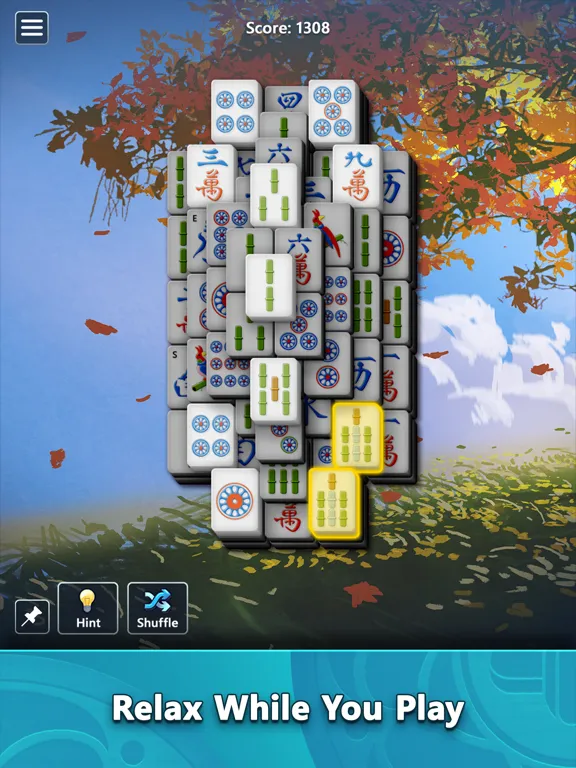 Capturas de tela do Mahjong by Microsoft iPad 