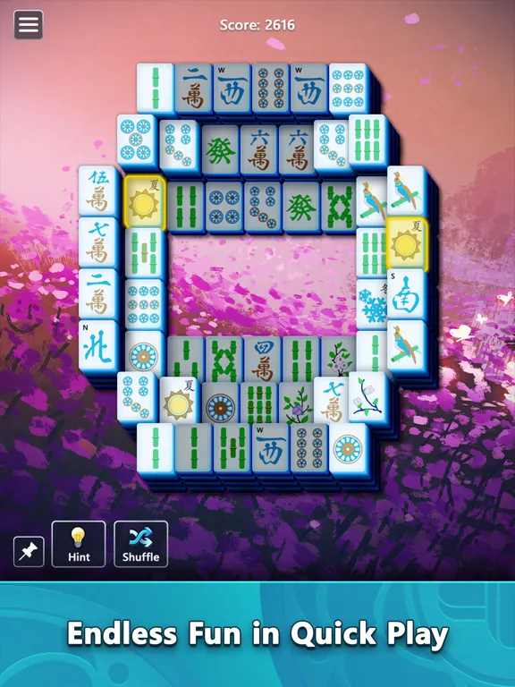Capturas de tela do Mahjong by Microsoft iPad 