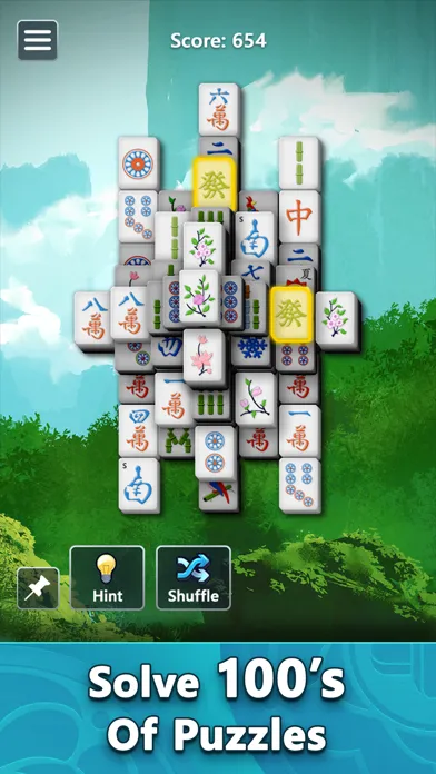 Capturas de tela do Mahjong by Microsoft
