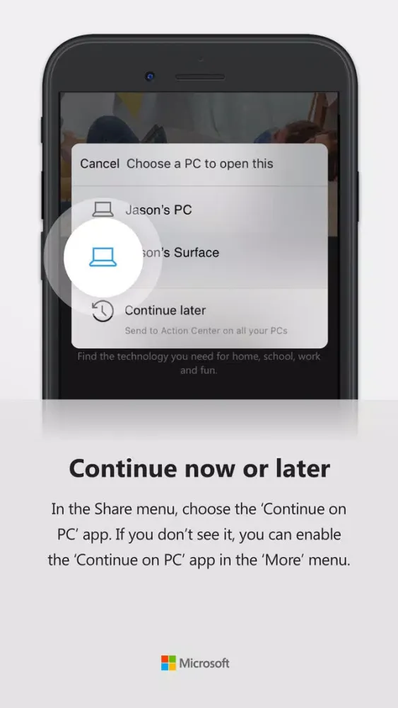 ภาพหน้าจอของ Continue on PC