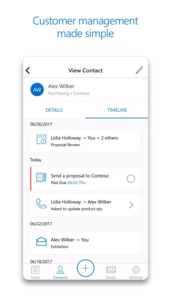 Outlook Customer Manager স্ক্রিনশট