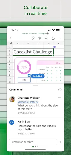 تصاویر Microsoft Excel: Spreadsheets