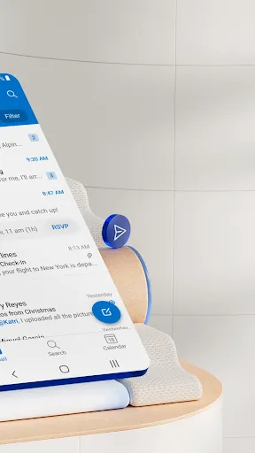 Captures d'écran de Microsoft Outlook