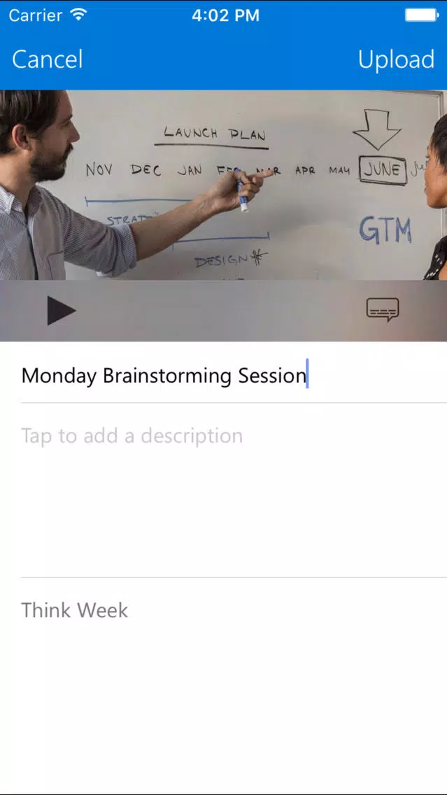 Office 365 Video for iPhone Ekran Görüntüleri