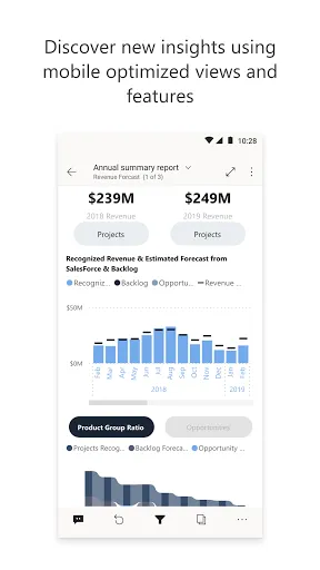 Screenshot di Microsoft Power BI