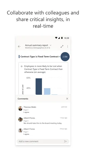 Screenshot di Microsoft Power BI