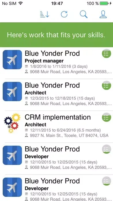 Project Finder for Dynamics 365 スクリーンショット