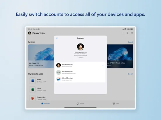 Windows App Mobile iPad 应用截图