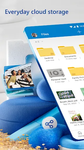 Tangkapan skrin Microsoft OneDrive