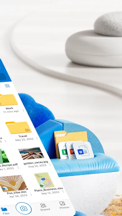 Capturas de pantalla de Microsoft OneDrive