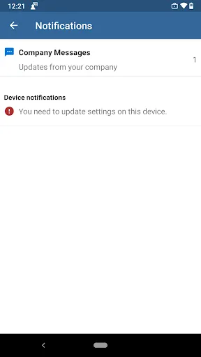 Screenshot di Intune Company Portal