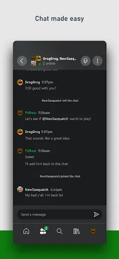 ภาพหน้าจอของ Xbox