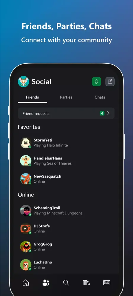 Xbox beta स्क्रीनशॉट