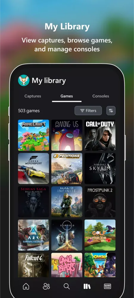 Xbox beta स्क्रीनशॉट