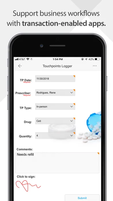 Capturas de tela do MicroStrategy Mobile for Phone