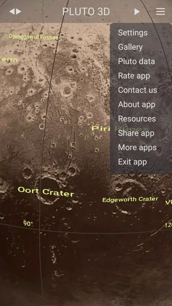 Capturas de pantalla de Pluto 3D