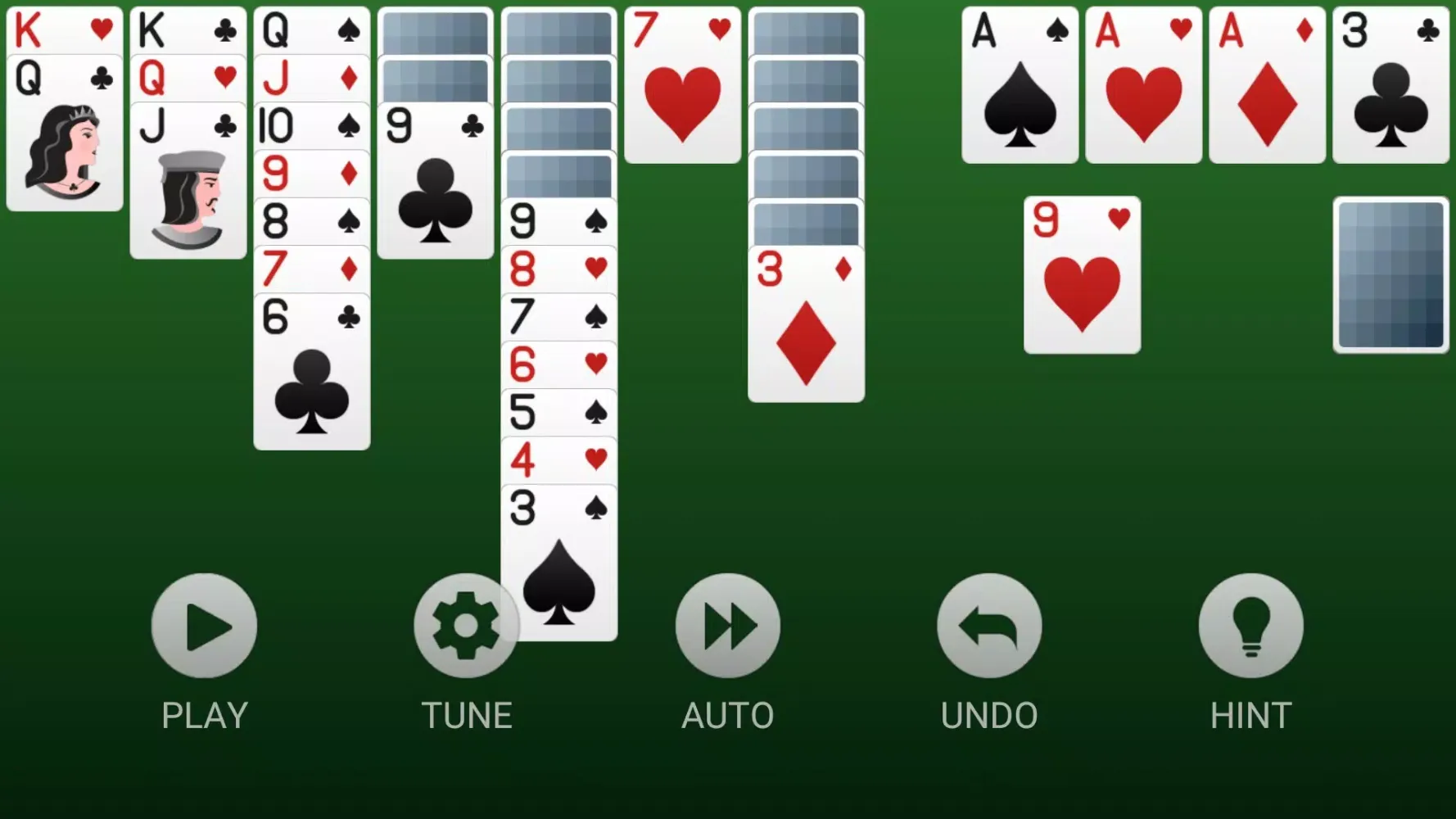 Tangkapan layar Solitaire +