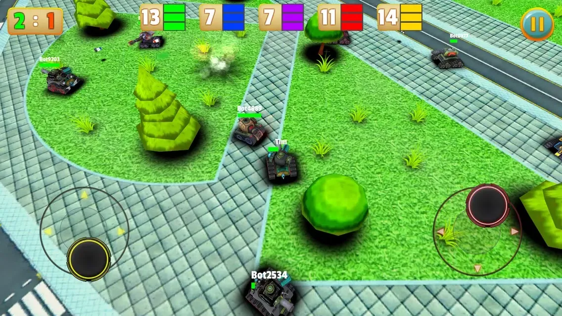 تصاویر Micro Tanks Online