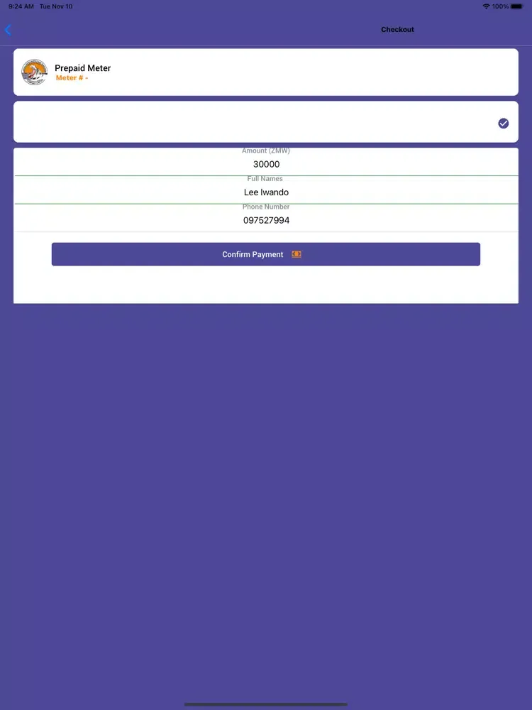 Screenshot di Lusaka Water Supply App iPad 