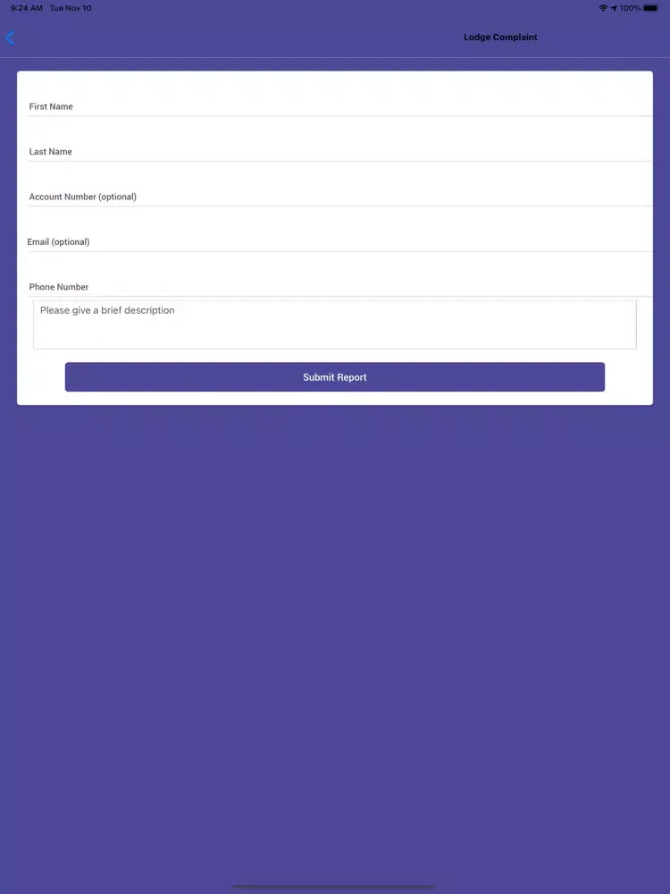 Screenshot di Lusaka Water Supply App iPad 