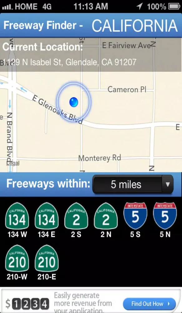 Captures d'écran de Freeway Finder