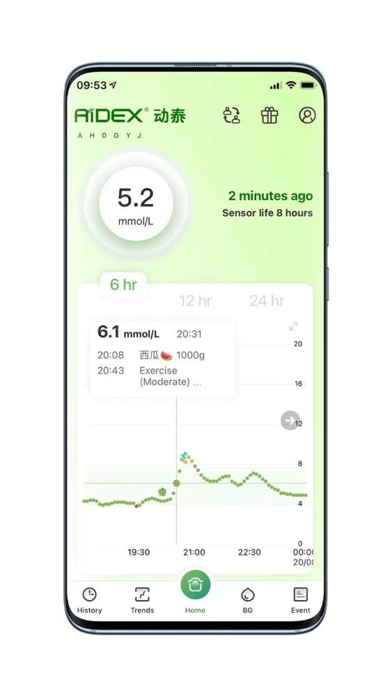 AiDEX mmol/L سکرین شاٹس