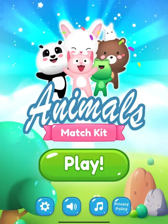 Color Match 3 Game iPad 應用截圖