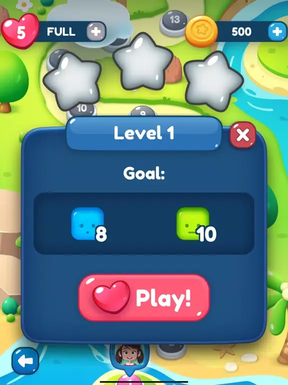 Color Match 3 Game iPad 應用截圖