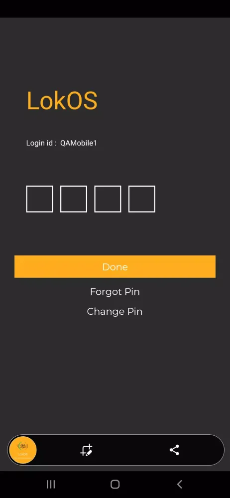 LokOS app Screenshots