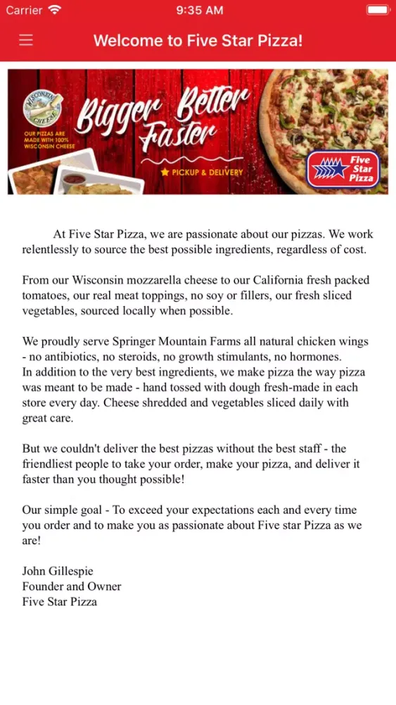 Five Star Pizza, Florida স্ক্রিনশট