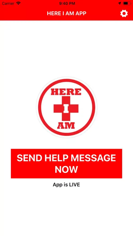Here I Am - Emergency App Screenshots