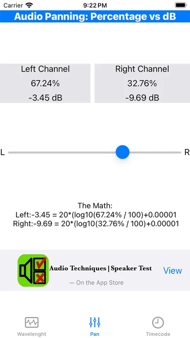 Audio Techniques | Sound Math Screenshots
