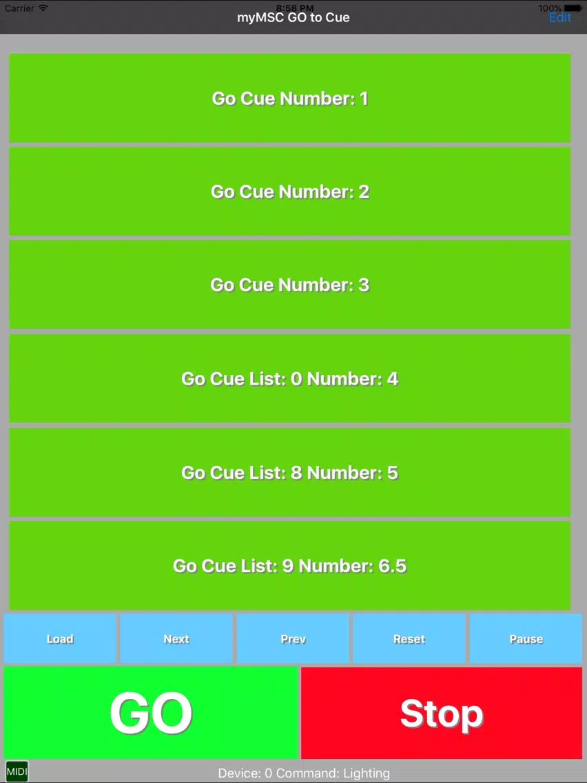 myMSCgotoCue iPad 應用截圖
