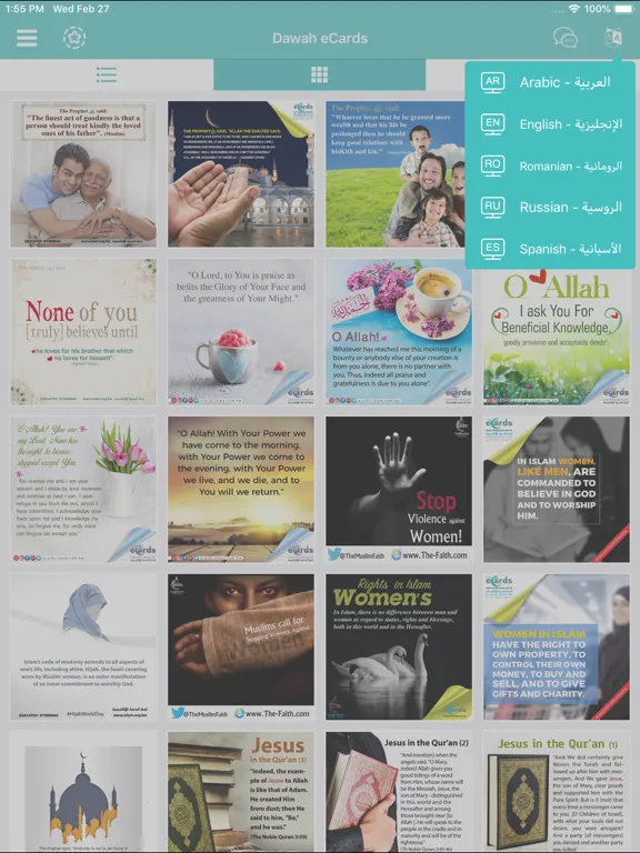 Dawah Cards & Stickers iPad 应用截图