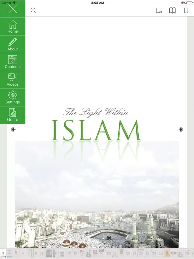 Ảnh chụp màn hình của The light within islam iPad 