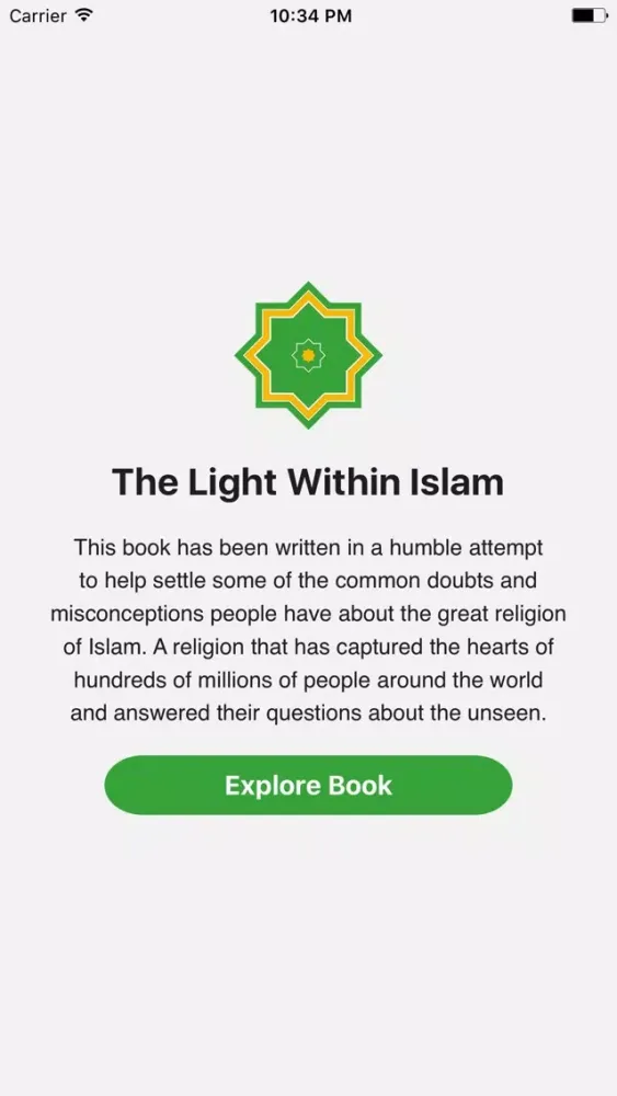Ảnh chụp màn hình của The light within islam