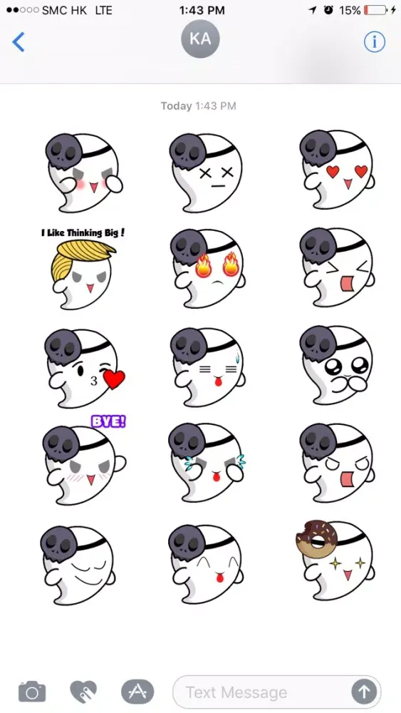 Captures d'écran de Chibi Sticker - Animated Stickers + Bakery Pack
