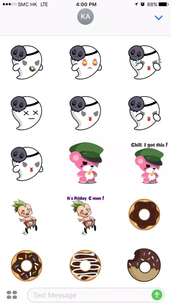 Captures d'écran de Chibi Sticker - Animated Stickers + Bakery Pack