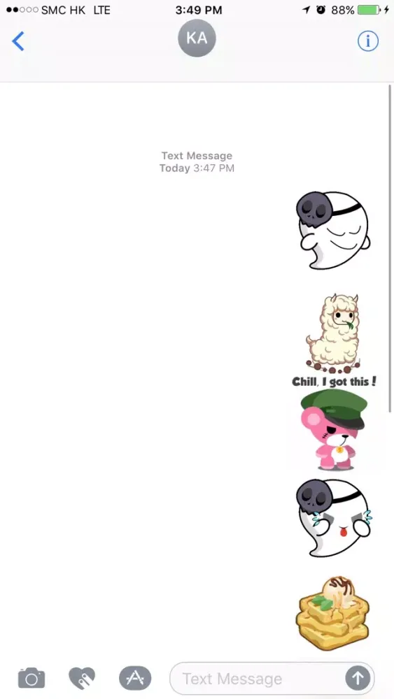 Captures d'écran de Chibi Sticker - Animated Stickers + Bakery Pack