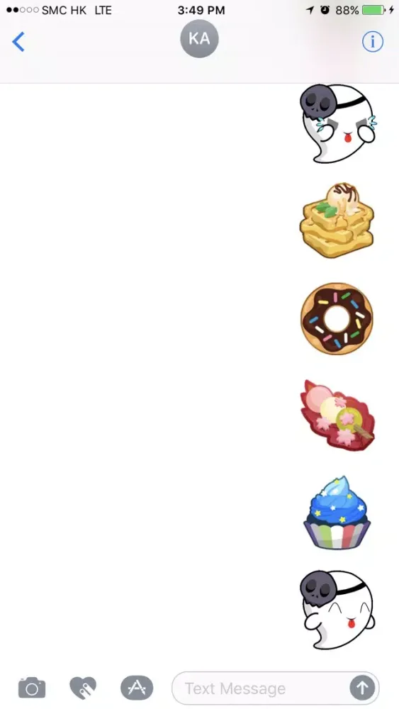 Captures d'écran de Chibi Sticker - Animated Stickers + Bakery Pack