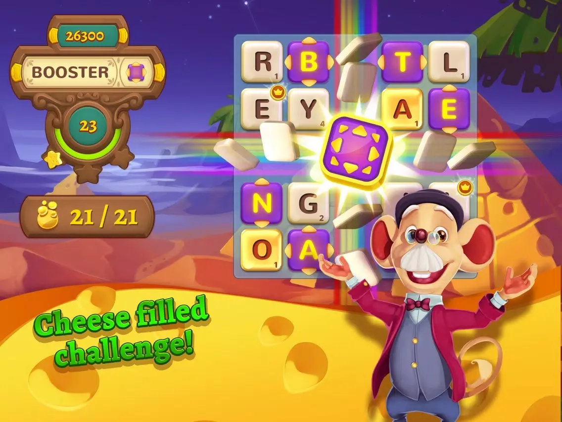 Ảnh chụp màn hình của AlphaBetty Saga iPad 