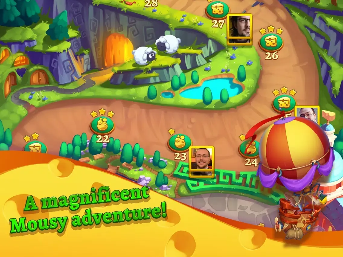 Ảnh chụp màn hình của AlphaBetty Saga iPad 