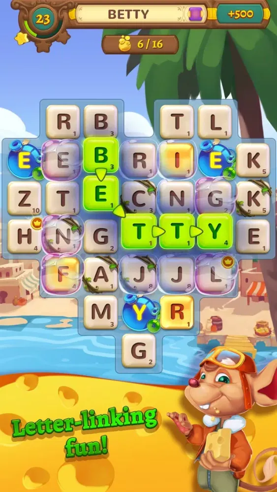 Ảnh chụp màn hình của AlphaBetty Saga