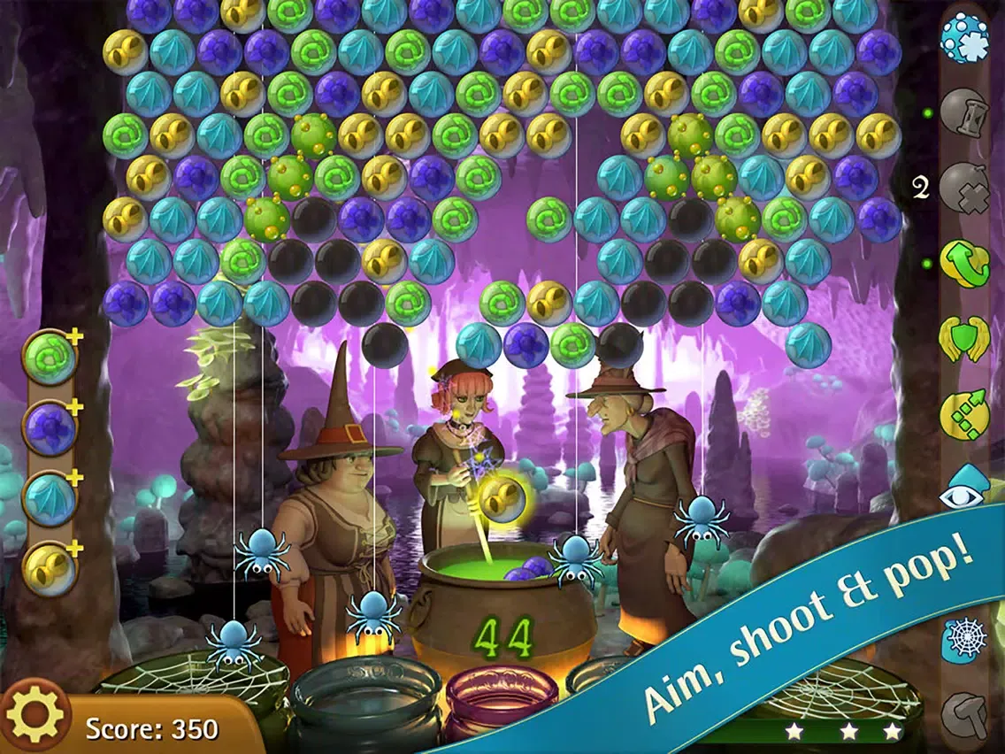 Tangkapan layar Bubble Witch Saga iPad 