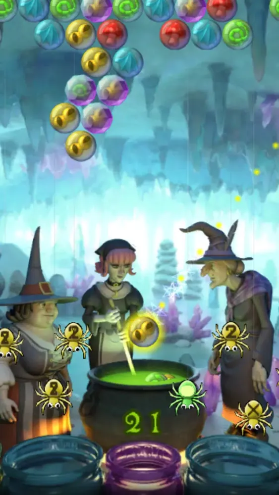 Tangkapan layar Bubble Witch Saga
