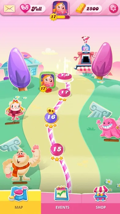Screenshot di Candy Crush Saga