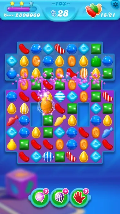 Zrzuty ekranu Candy Crush Soda Saga