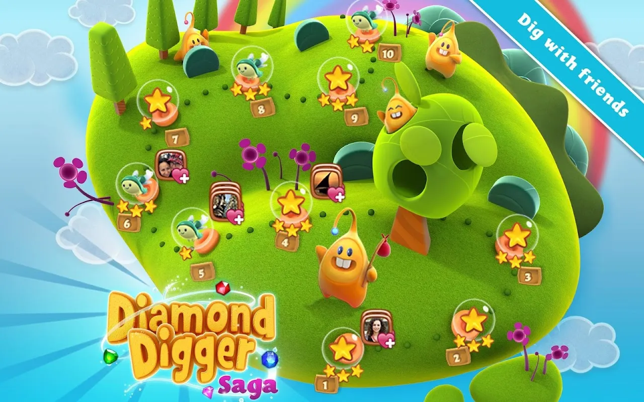 Tangkapan skrin Diamond Digger Saga